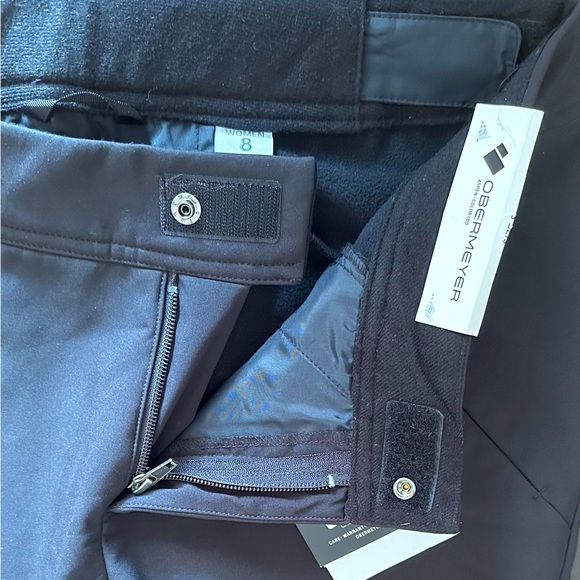 NWTs Obermeyer Women’s Hillary Stretch Soft Shell Ski Pant. Black. - Picture 8 of 15